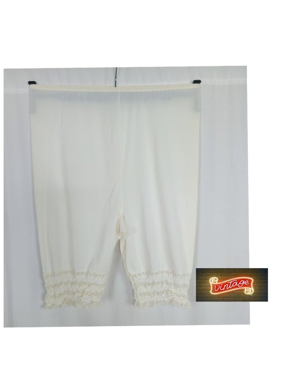 Vintage 70s Her Majesty Bloomers 8 Girls White